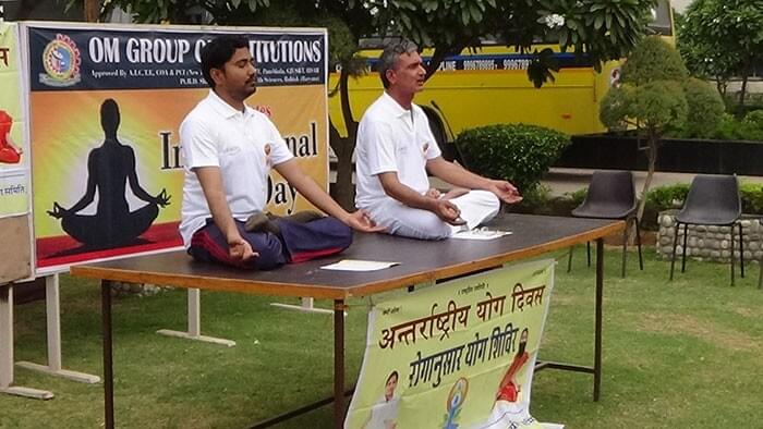 Om Sterling Global University Hisar Yoga Day Celebration photo 7
