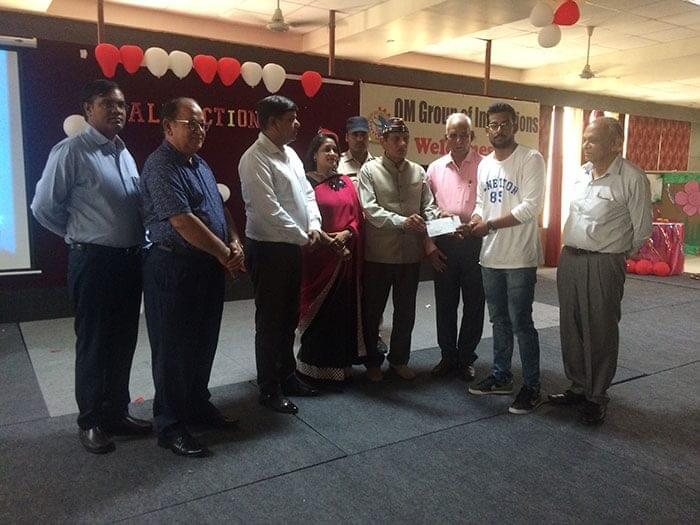 Om Sterling Global University Hisar Scholarship Distribution photo 3