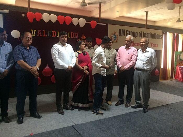 Om Sterling Global University Hisar Scholarship Distribution photo 4