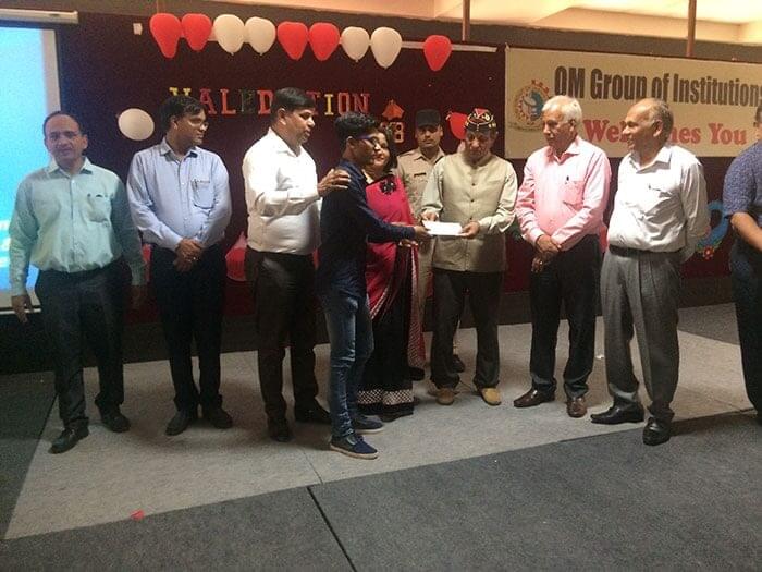 Om Sterling Global University Hisar Scholarship Distribution photo 6