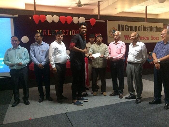 Om Sterling Global University Hisar Scholarship Distribution photo 7