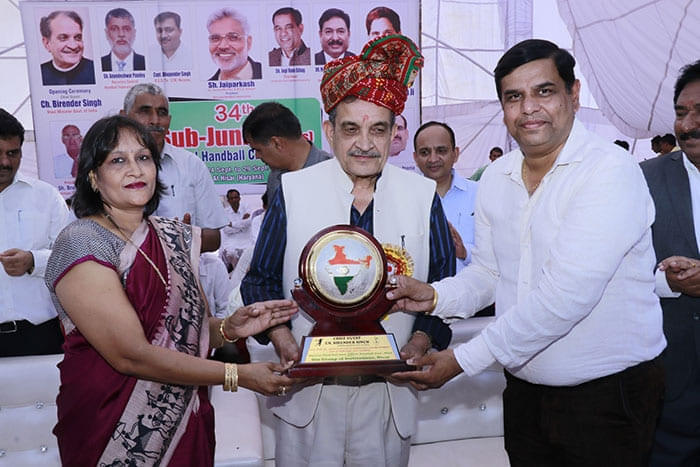 Om Sterling Global University Hisar National Handball Tournament photo 1