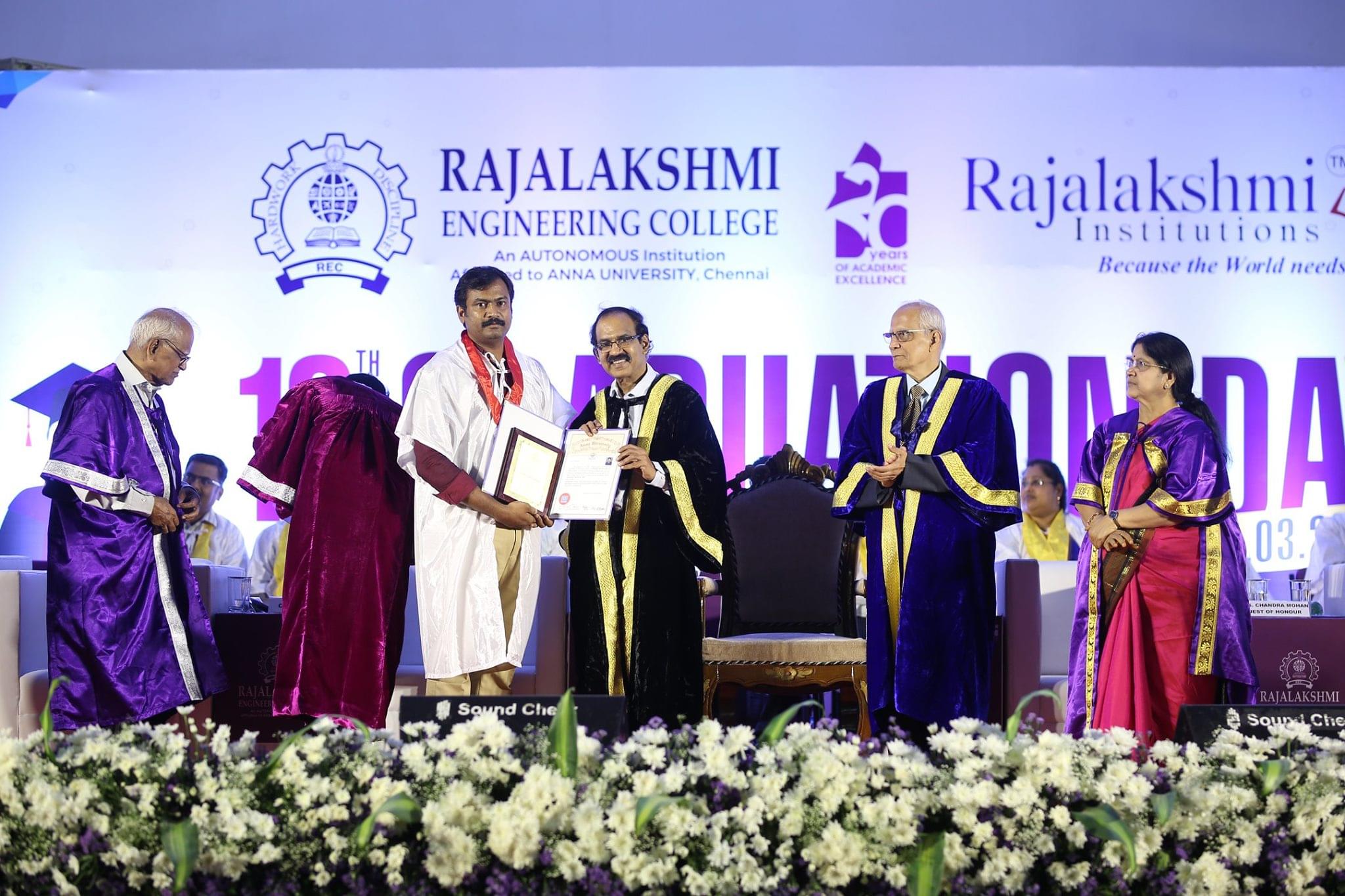Rajalakshmi Engineering College Chennai Convocation Day photo 13
