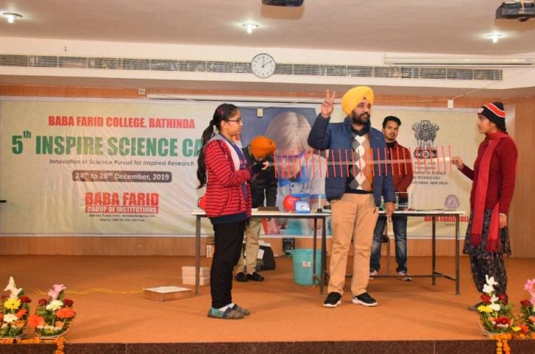 Baba Farid College Bathinda BFC 5th Inspire Science Camp photo 13