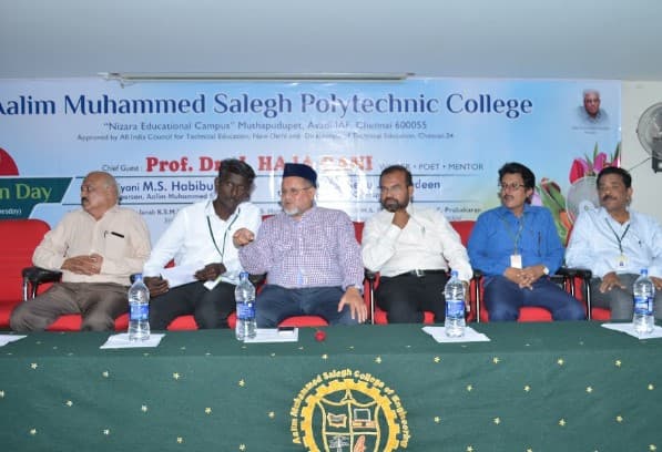 Aalim Muhammed Salegh Polytechnic College Chennai Activities photo 3