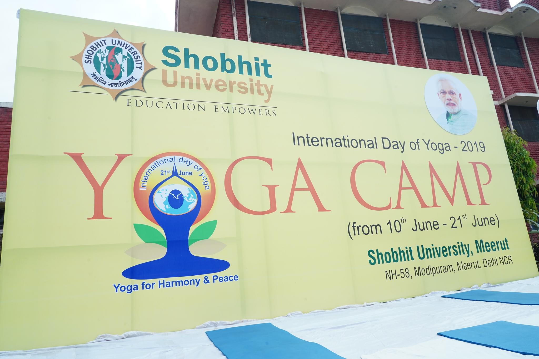 Shobhit University Meerut International Yoga Day photo 1