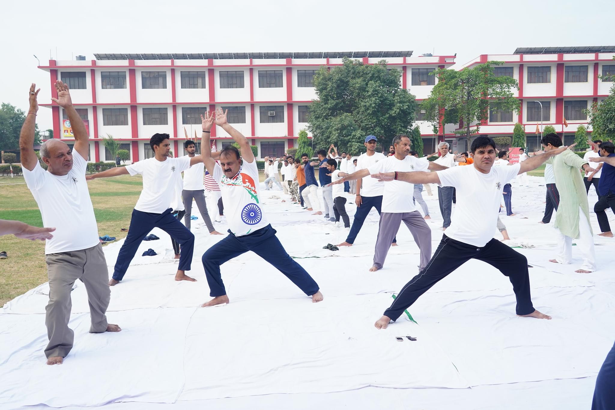 Shobhit University Meerut International Yoga Day photo 11