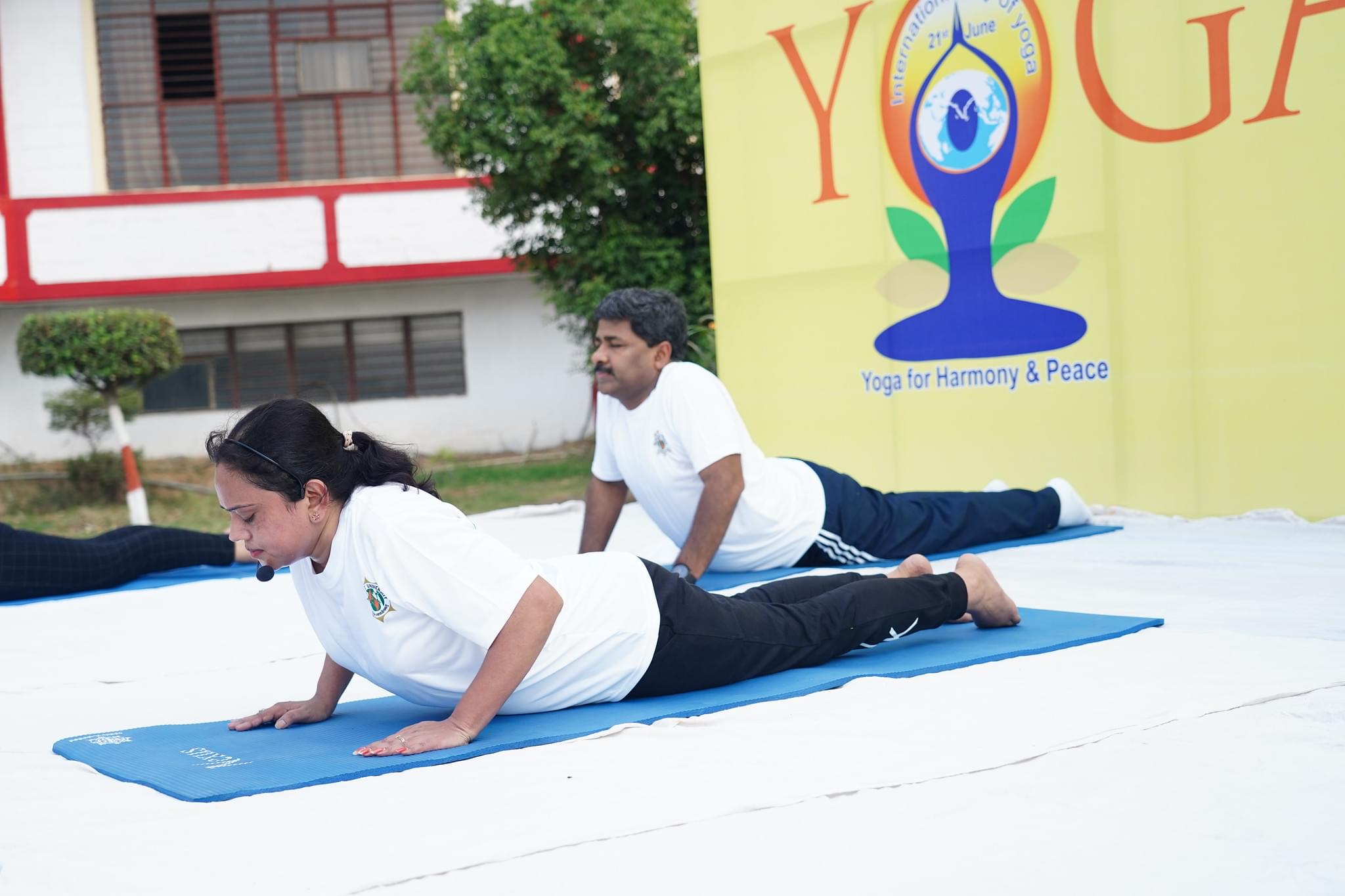 Shobhit University Meerut International Yoga Day photo 12