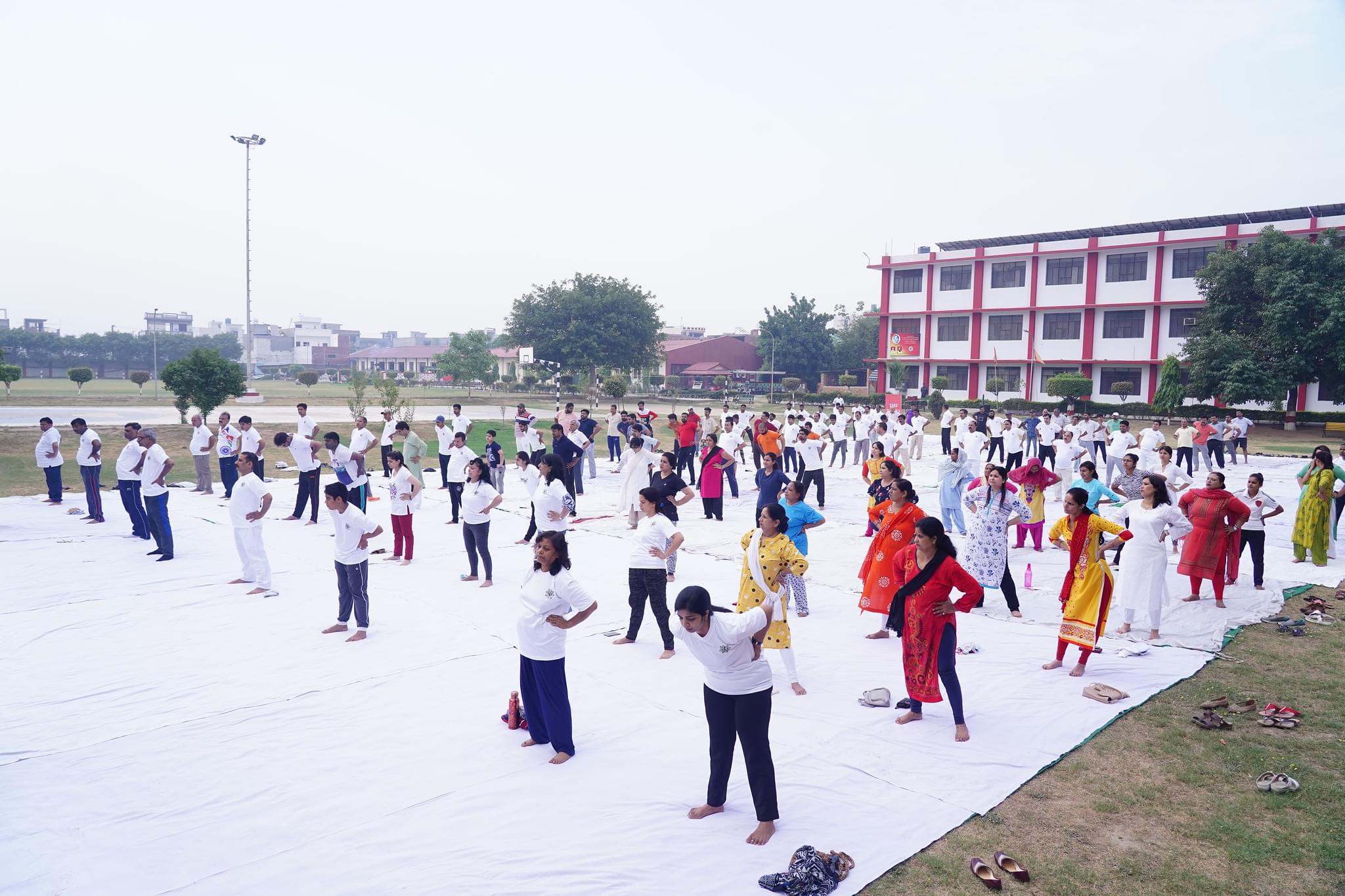 Shobhit University Meerut International Yoga Day photo 9
