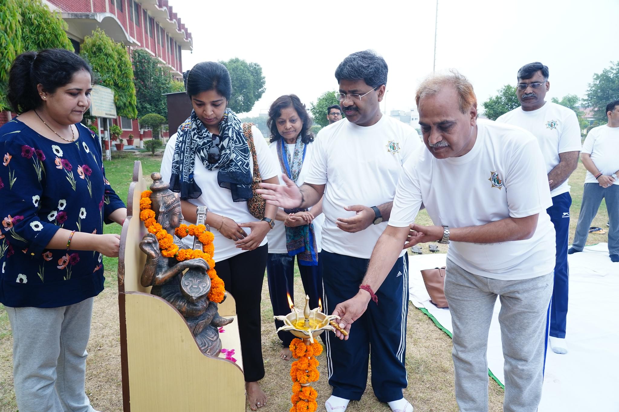 Shobhit University Gangoh International Yoga Day photo 2