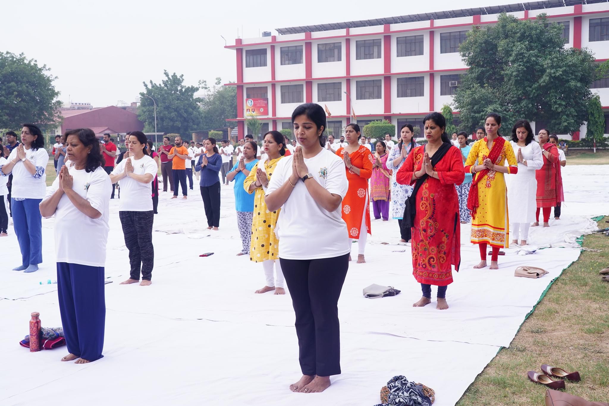 Shobhit University Gangoh International Yoga Day photo 3