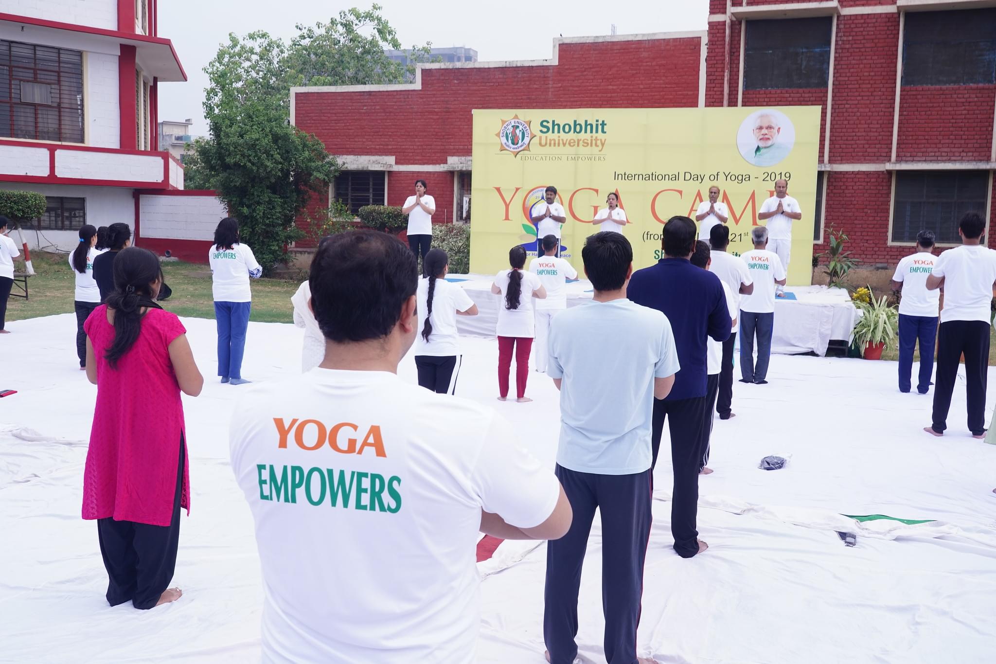 Shobhit University Gangoh International Yoga Day photo 5