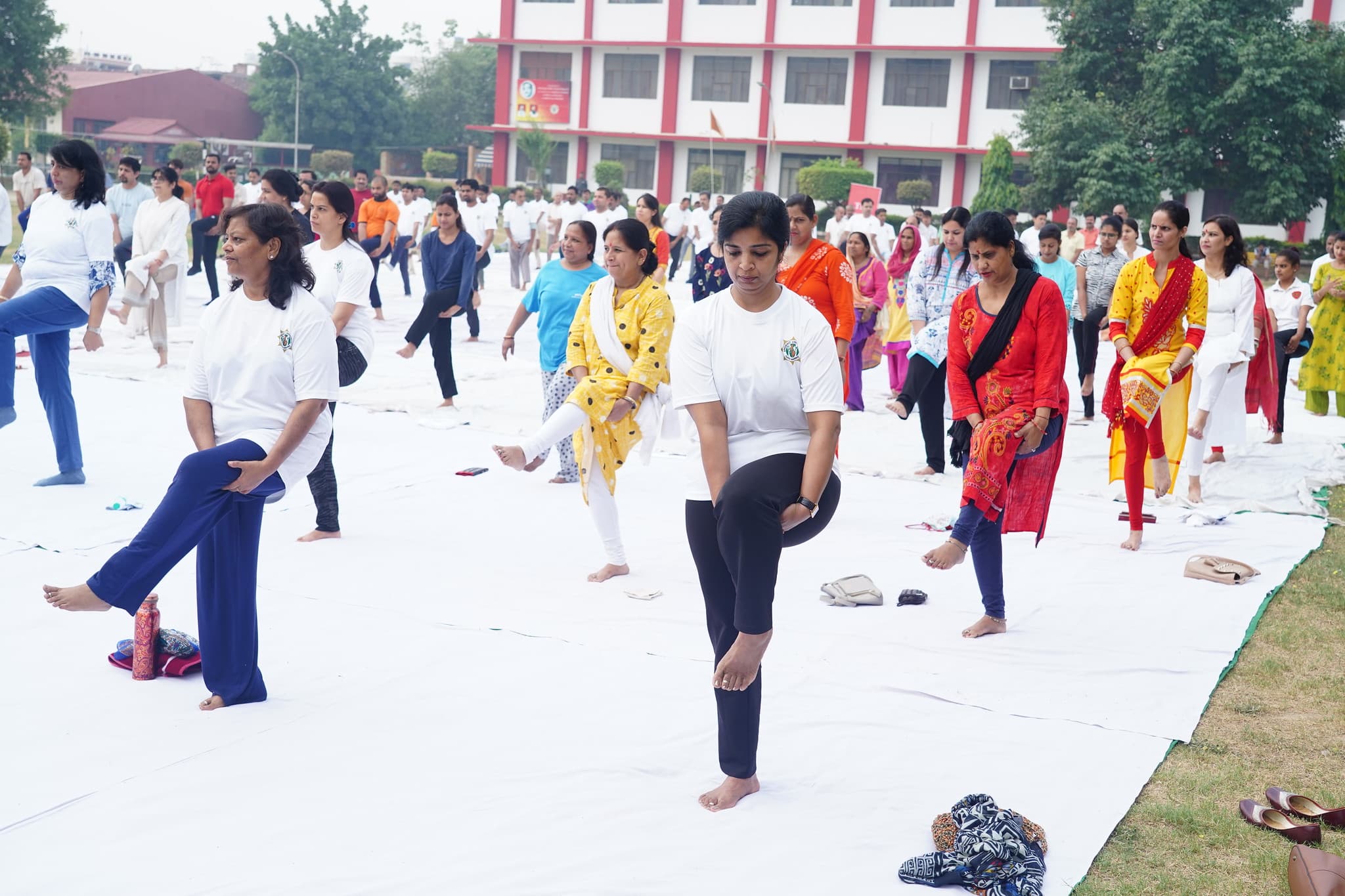 Shobhit University Gangoh International Yoga Day photo 10
