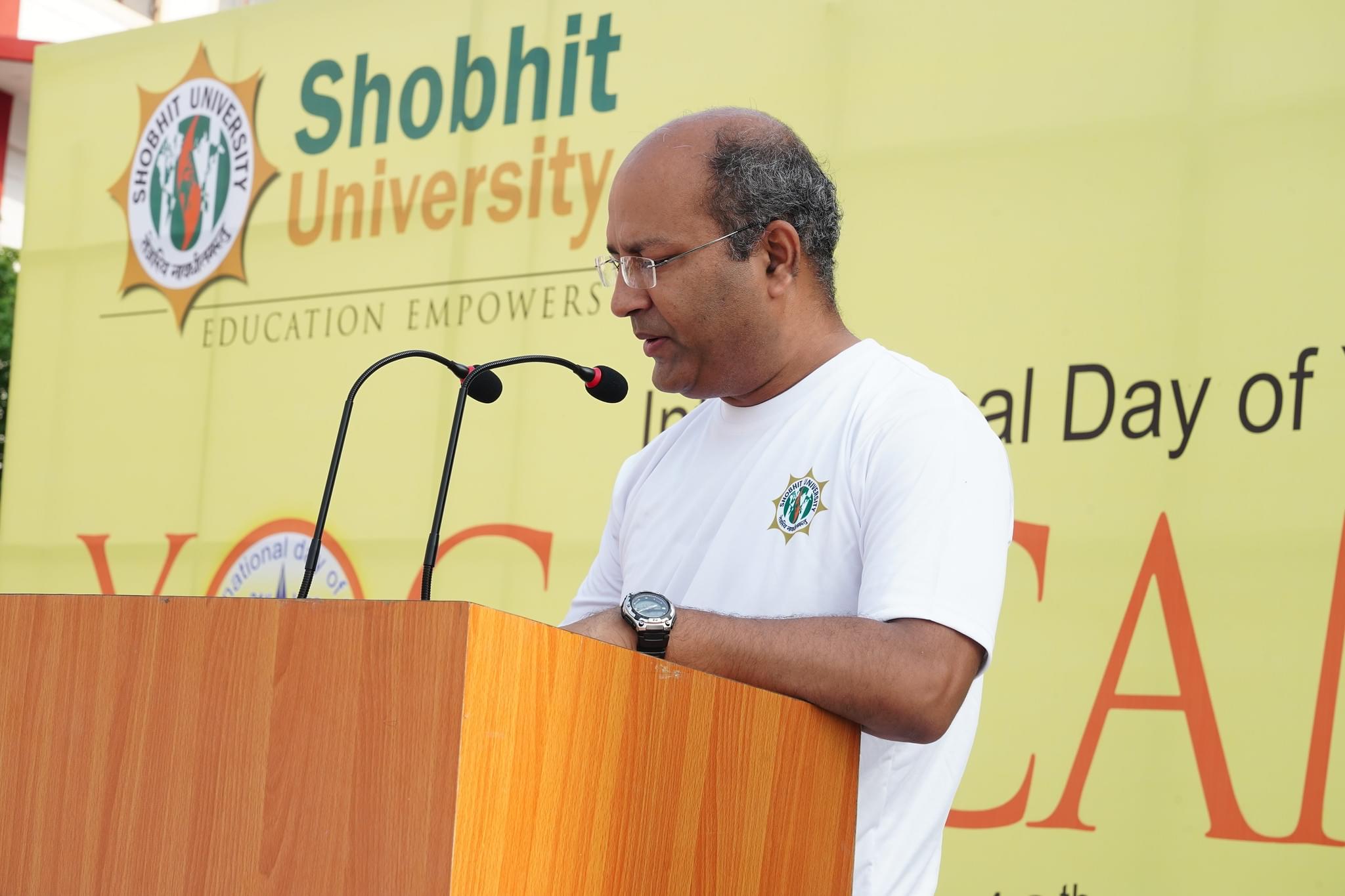 Shobhit University Gangoh International Yoga Day photo 14
