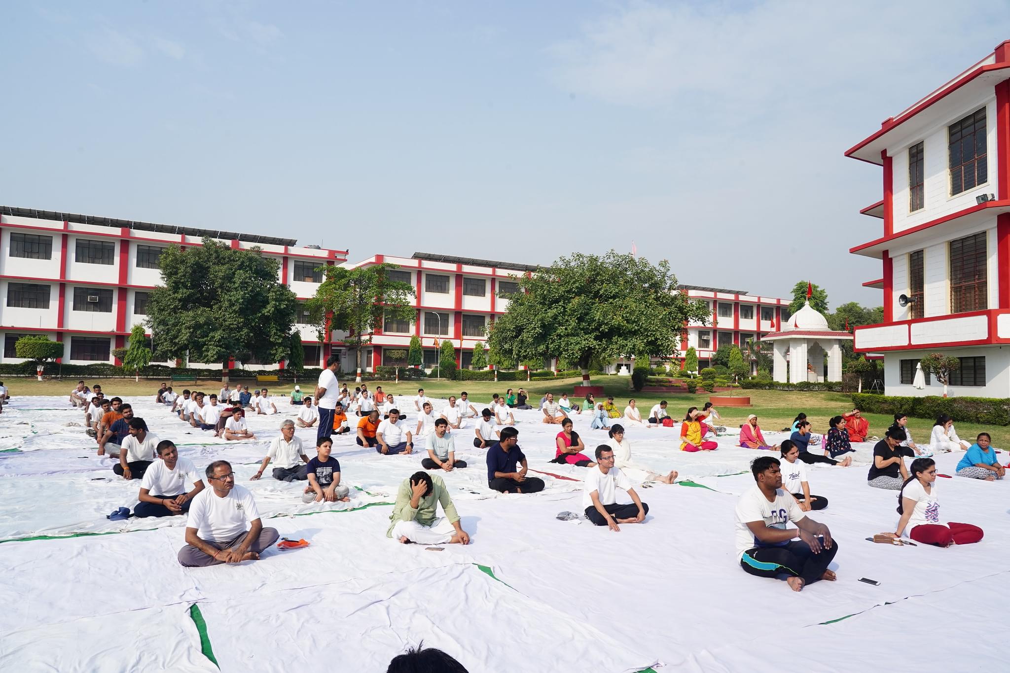 Shobhit University Gangoh International Yoga Day photo 16