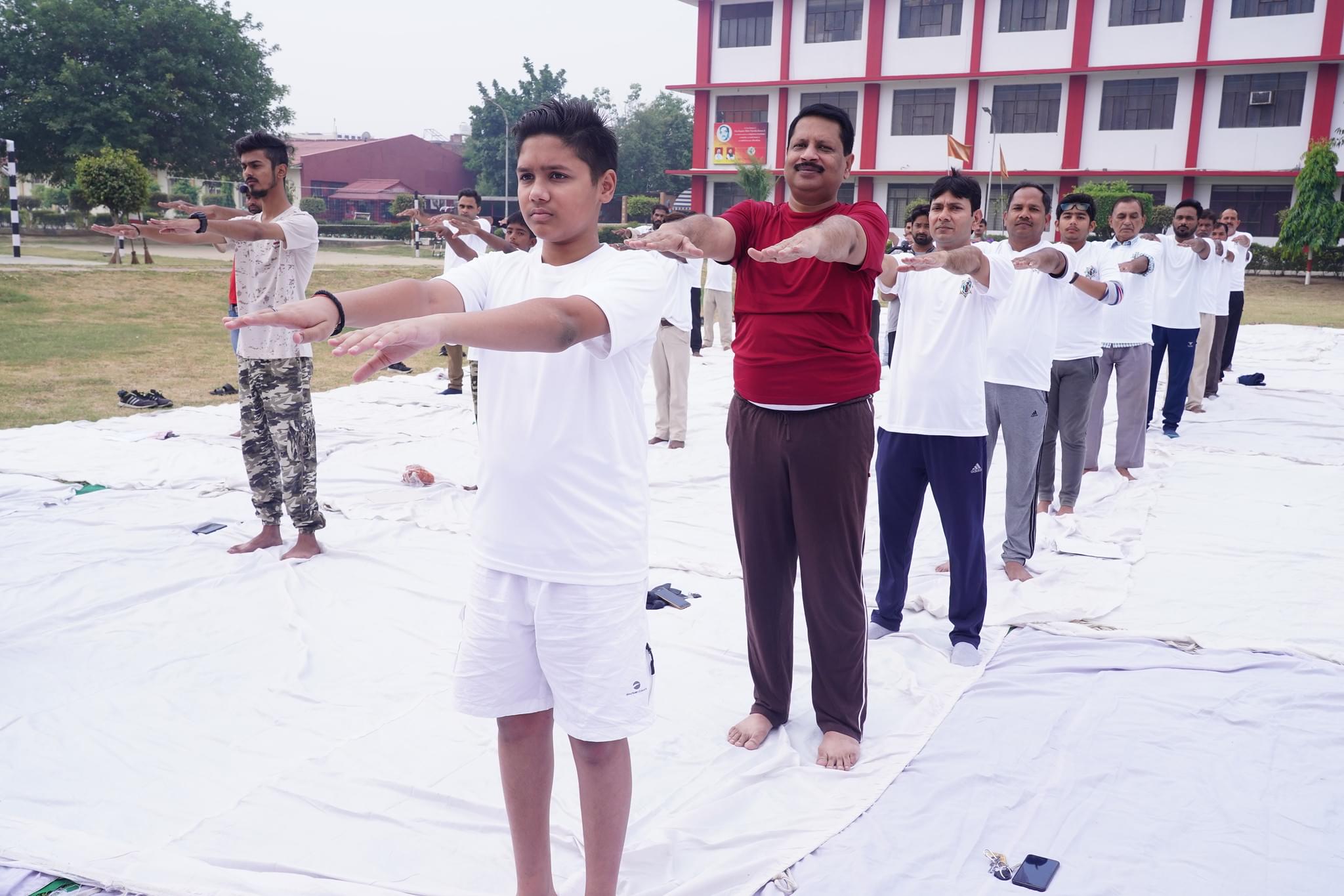 Shobhit University Gangoh International Yoga Day photo 7