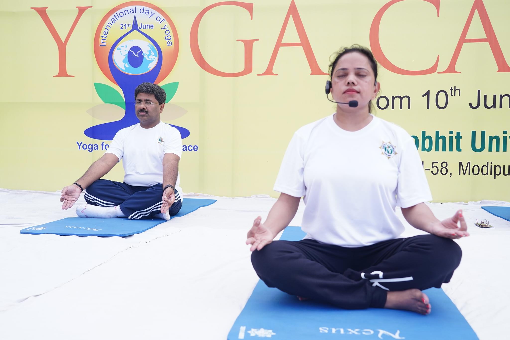 Shobhit University Gangoh International Yoga Day photo 8