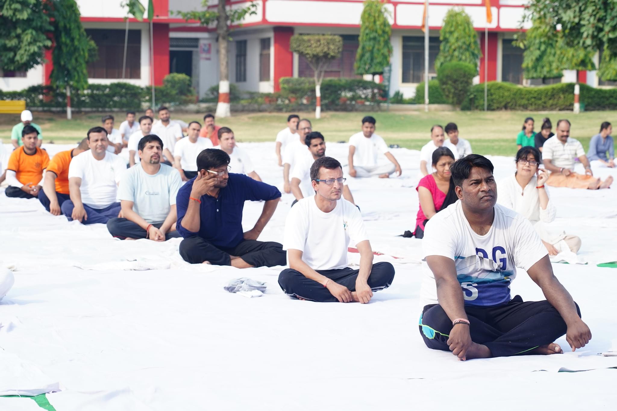 Shobhit University Gangoh International Yoga Day photo 17