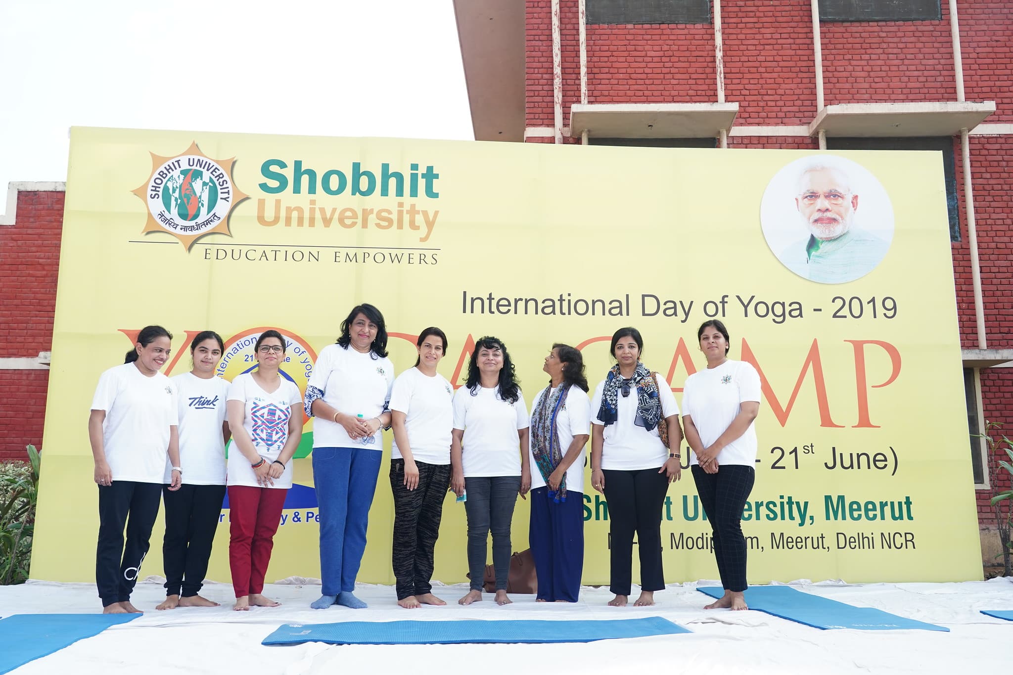 Shobhit University Gangoh International Yoga Day photo 18