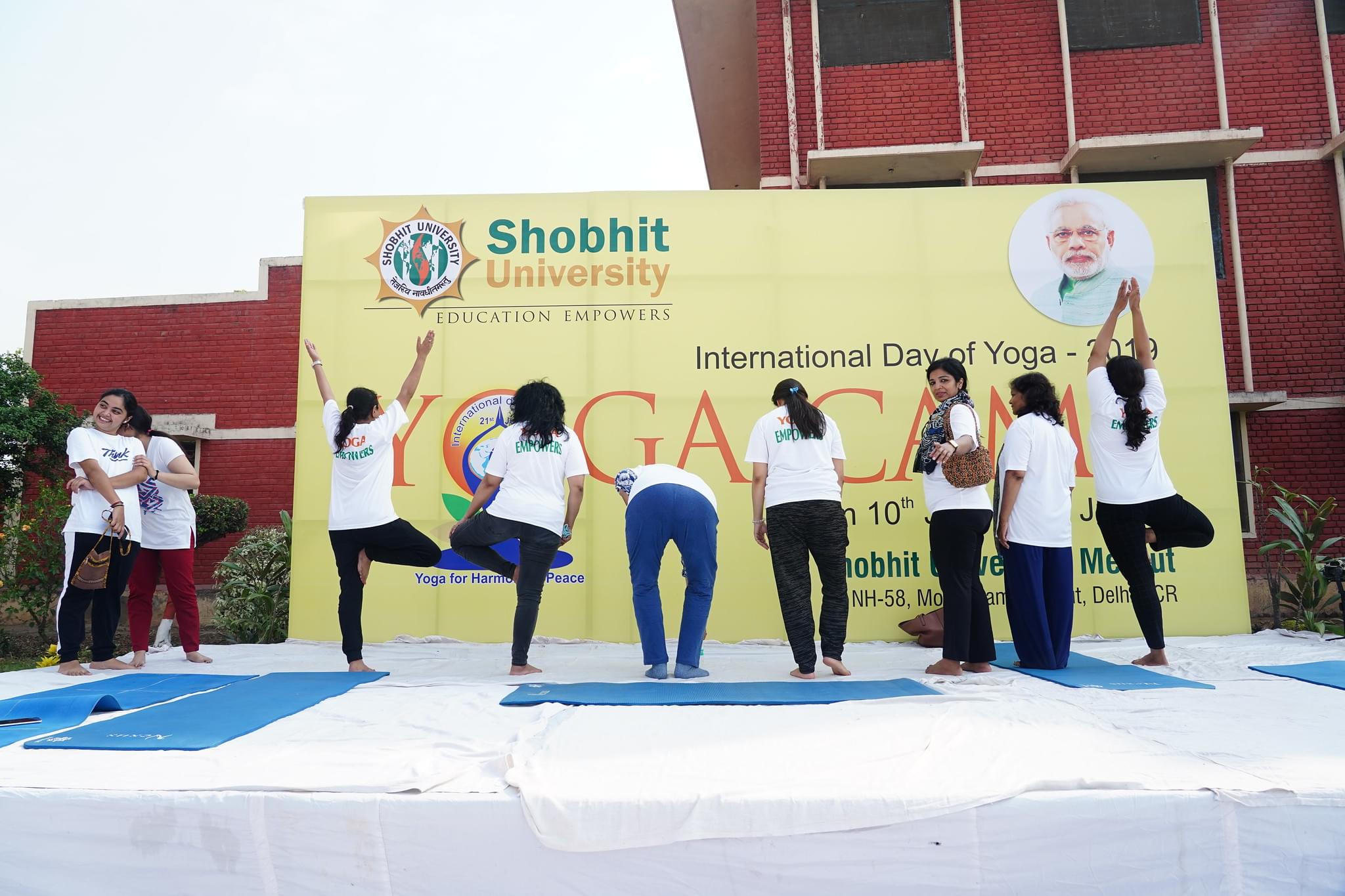 Shobhit University Gangoh International Yoga Day photo 19