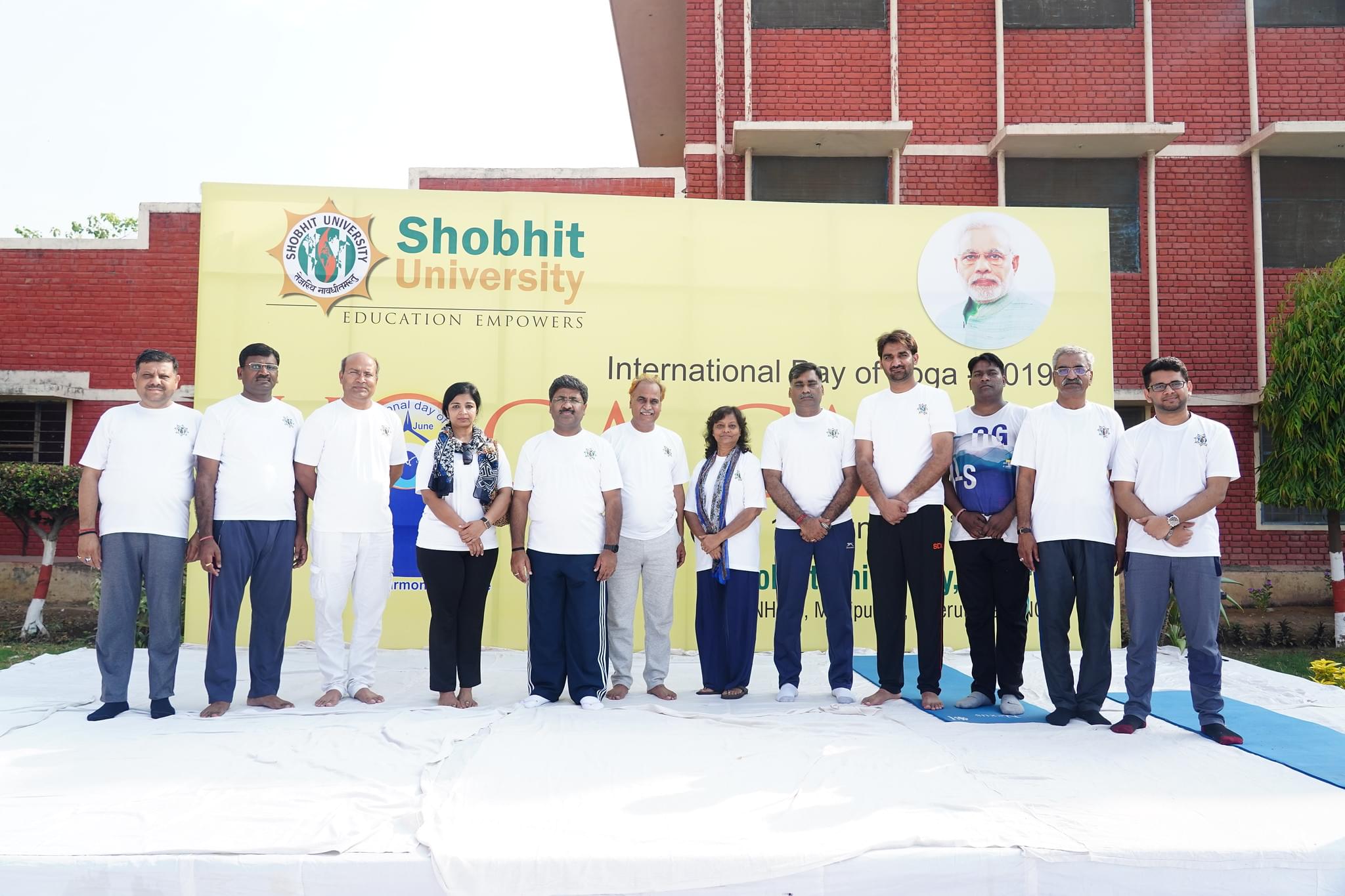 Shobhit University Gangoh International Yoga Day photo 20