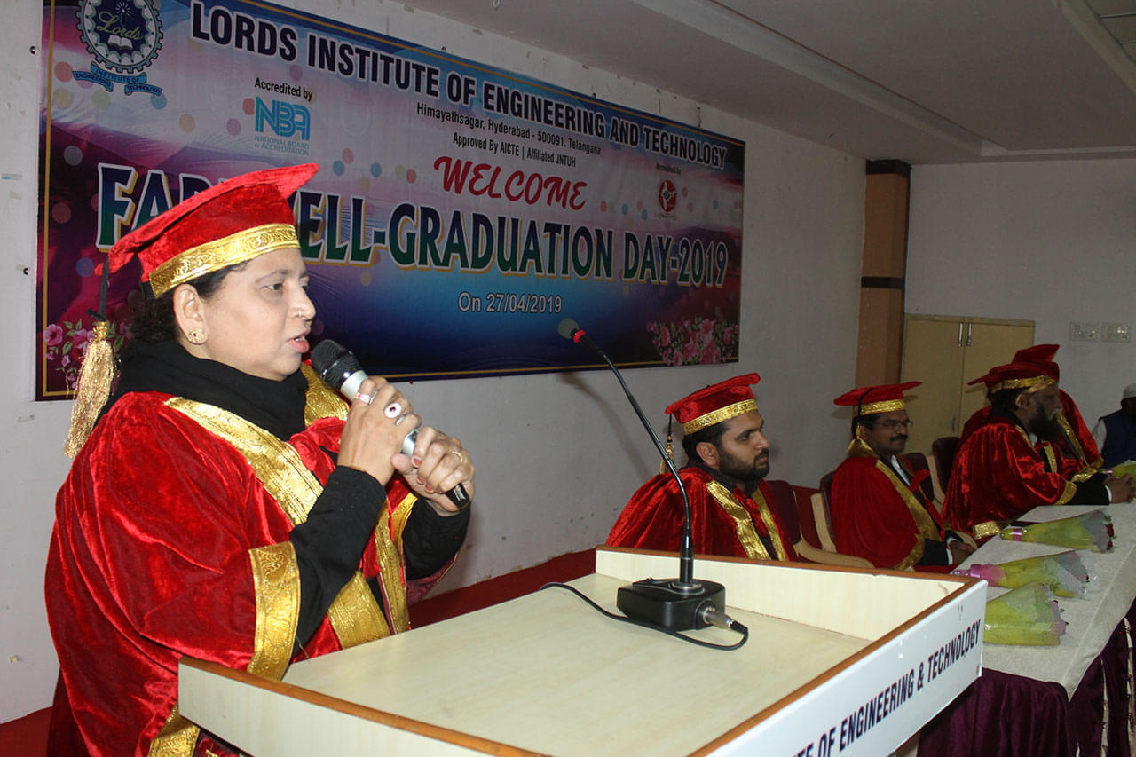 Lords Institute of Engineering and Technology Hyderabad Farewell and Graduation Day photo 4