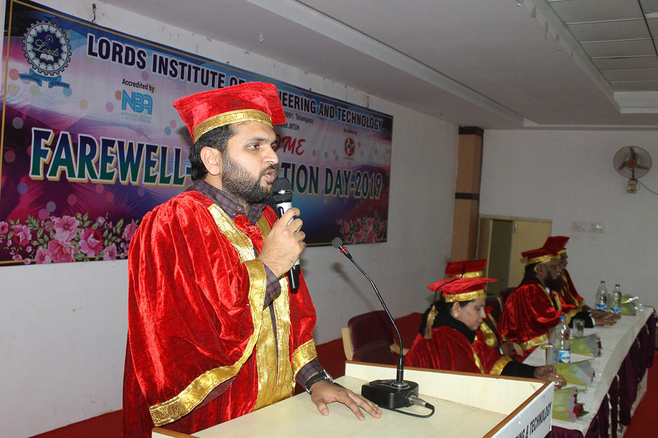 Lords Institute of Engineering and Technology Hyderabad Farewell and Graduation Day photo 5