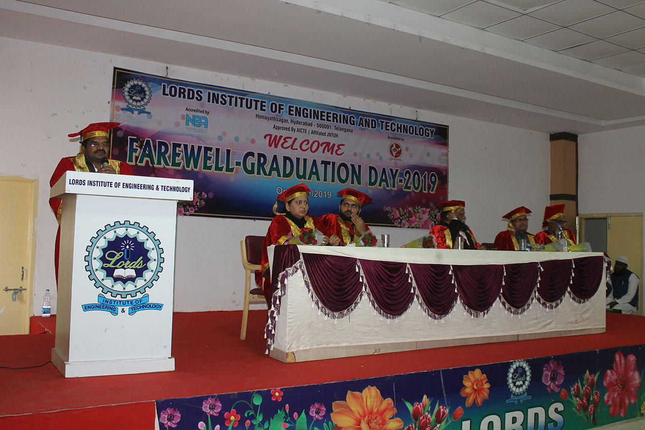 Lords Institute of Engineering and Technology Hyderabad Farewell and Graduation Day photo 6