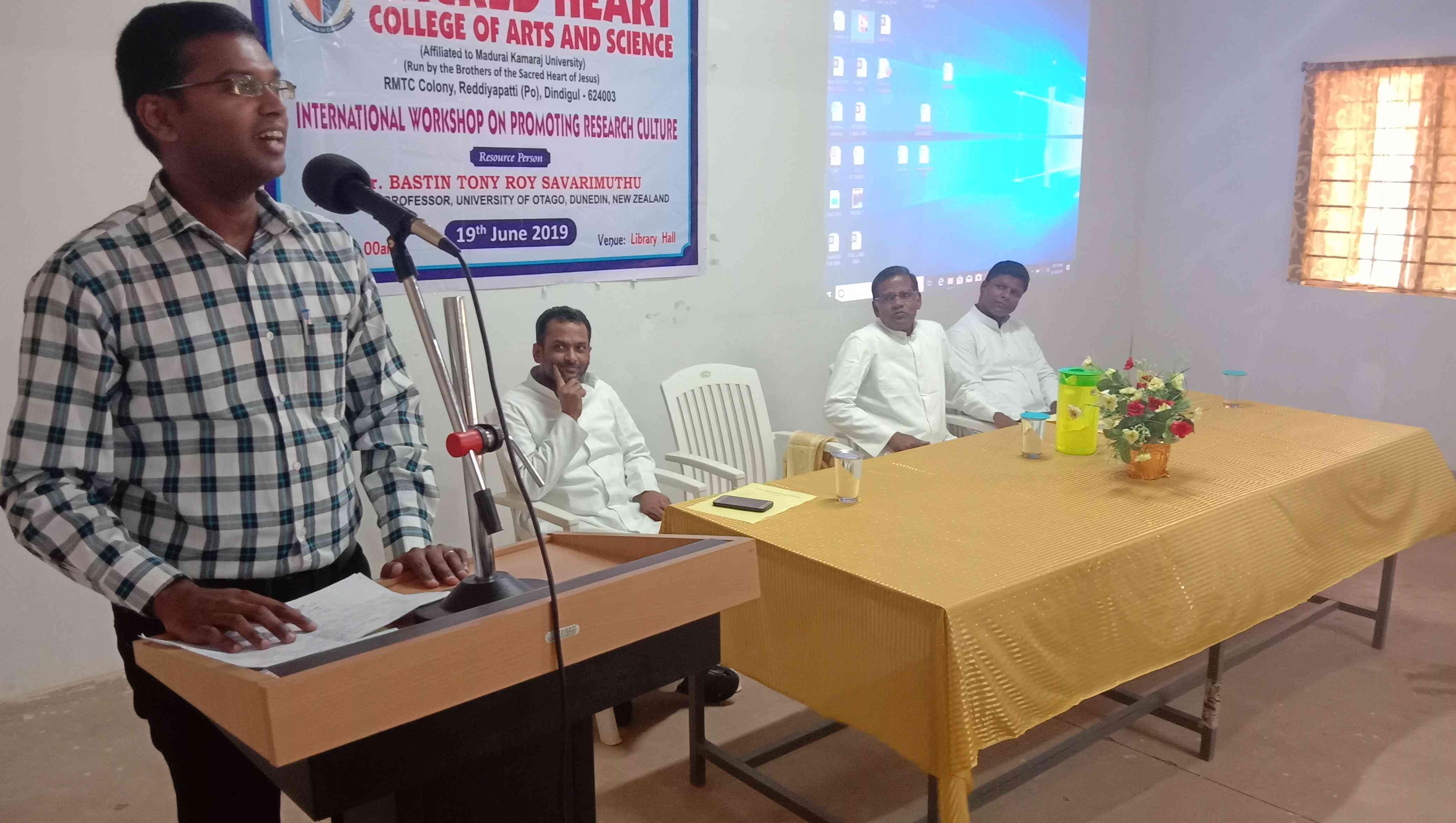 Sacred Heart College of Arts and Science Dindigul Workshop on promoting Research Culture photo 5