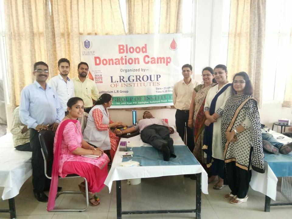 LR Institute of Engineering and Technology Solan Blood Donation Camp photo 1
