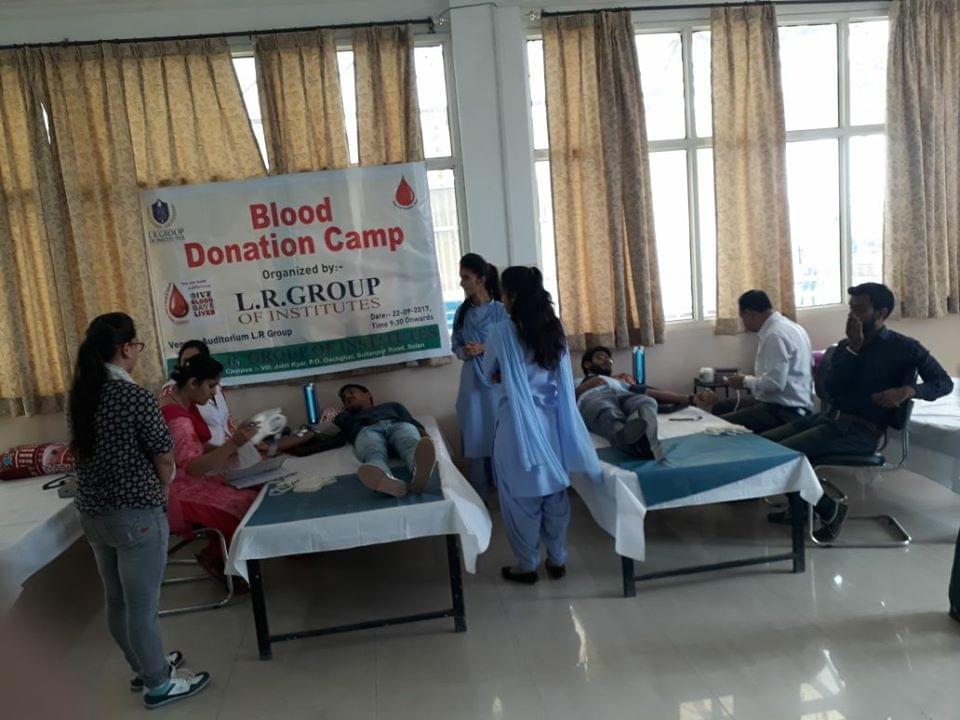 LR Institute of Engineering and Technology Solan Blood Donation Camp photo 4