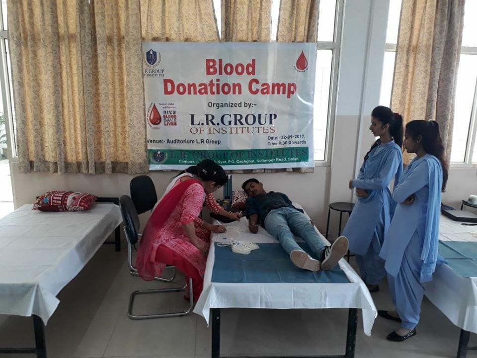 LR Institute of Engineering and Technology Solan Blood Donation Camp photo 5