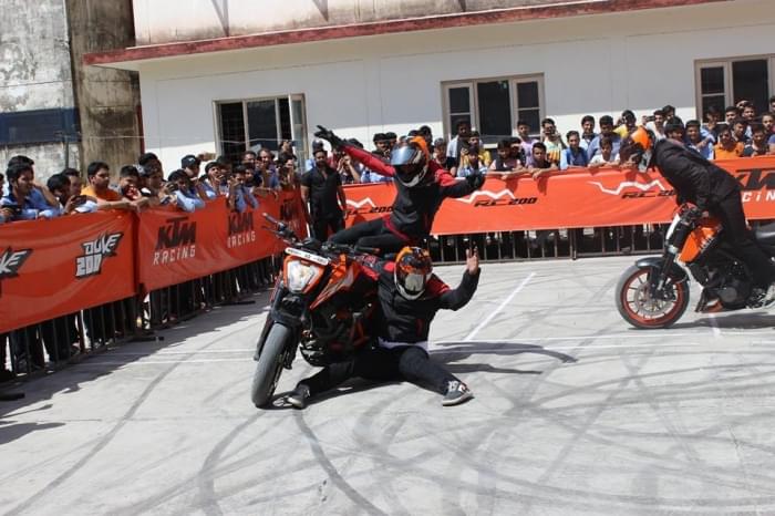 Vaishno College of Engineering Kangra Bike Stunt Show photo 3