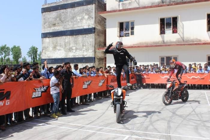 Vaishno College of Engineering Kangra Bike Stunt Show photo 6