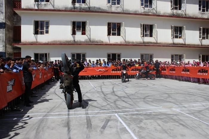 Vaishno College of Engineering Kangra Bike Stunt Show photo 7