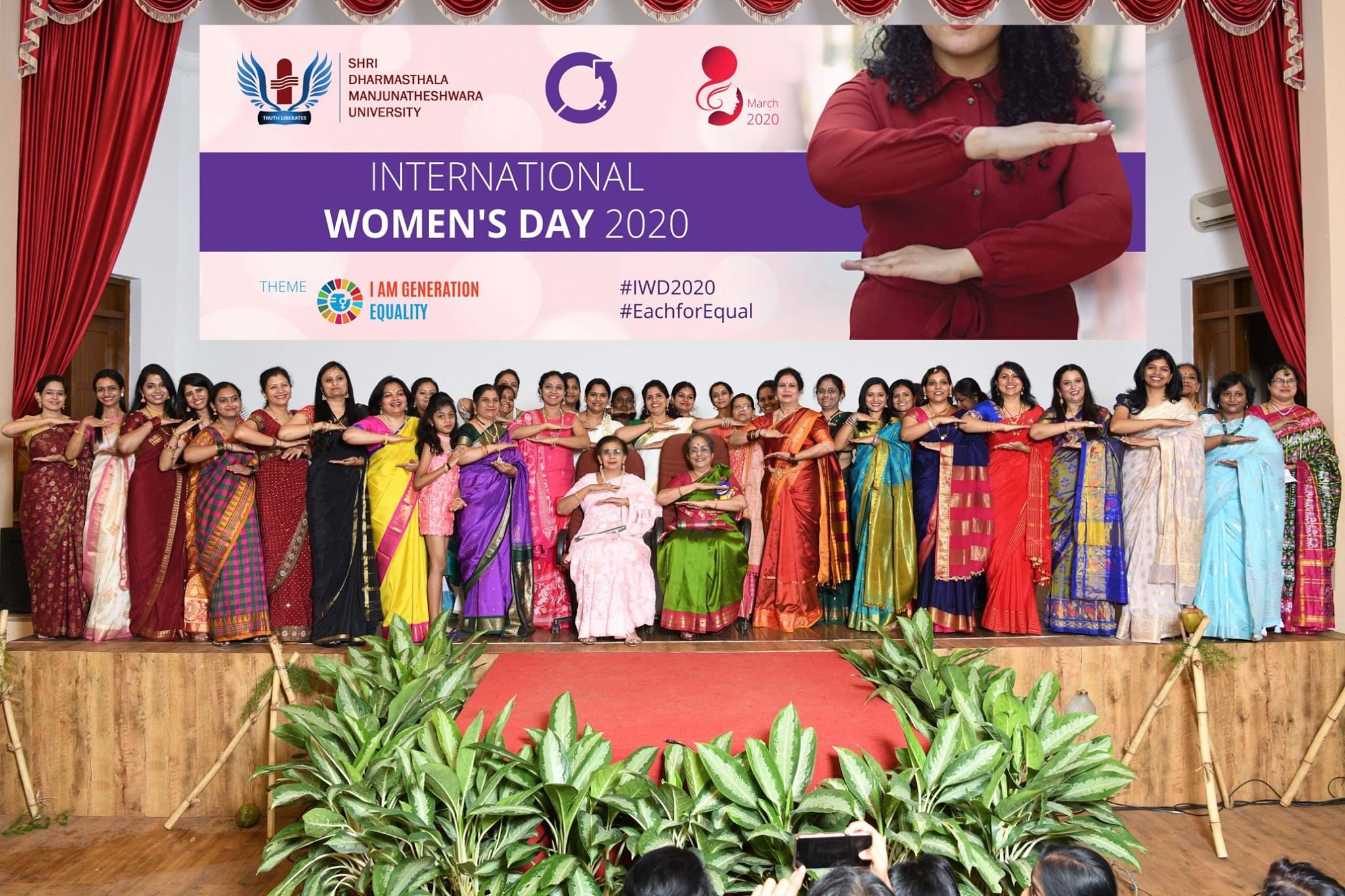 Shri Dharmasthala Manjunatheshwara University Dharwad International Women's Day photo 1