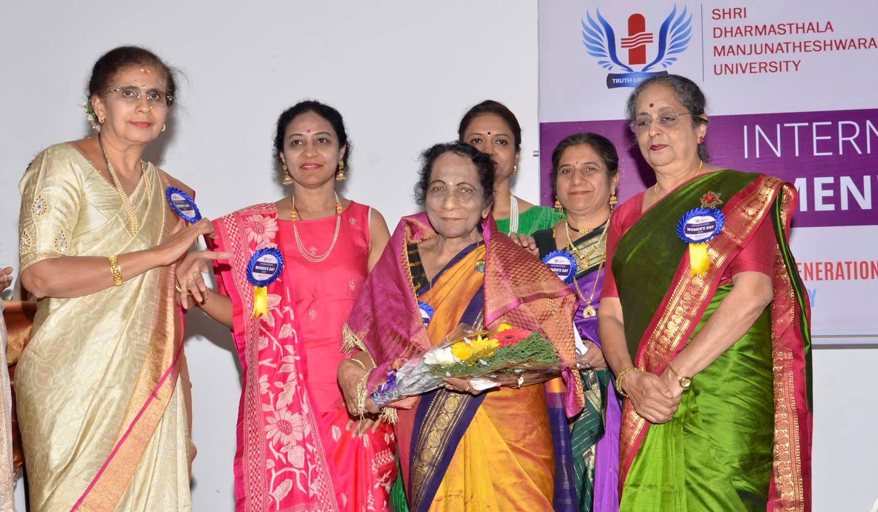 Shri Dharmasthala Manjunatheshwara University Dharwad International Women's Day photo 2