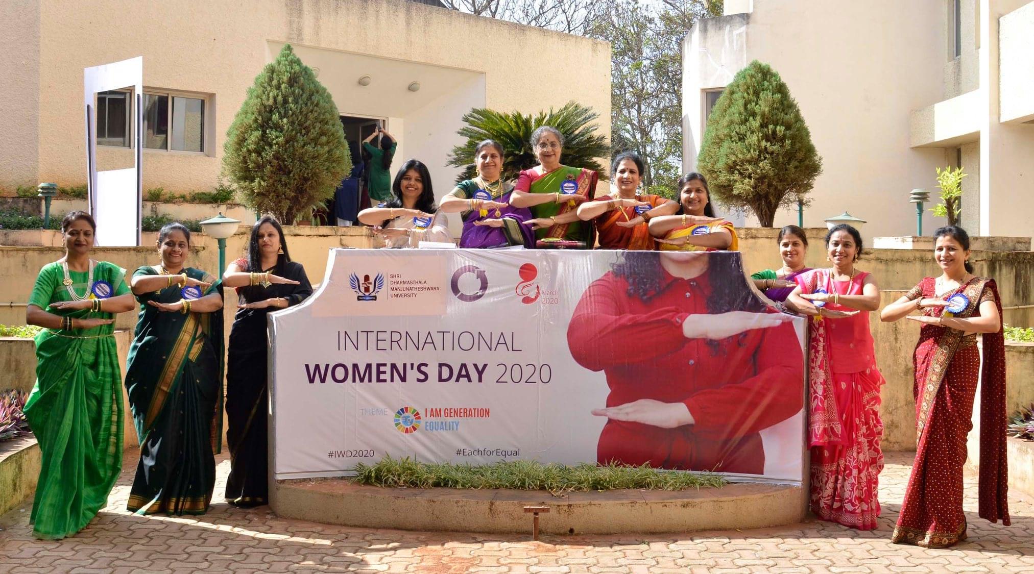Shri Dharmasthala Manjunatheshwara University Dharwad International Women's Day photo 4