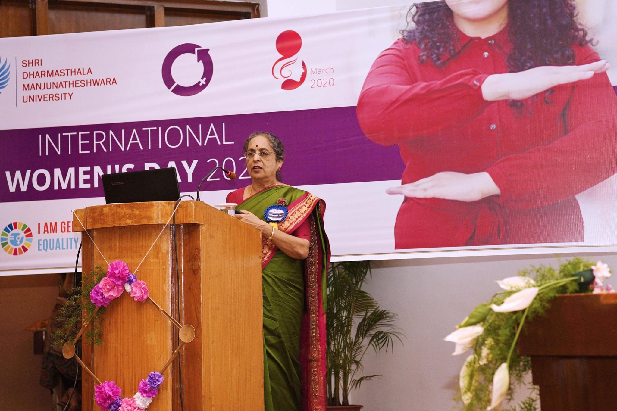 Shri Dharmasthala Manjunatheshwara University Dharwad International Women's Day photo 12