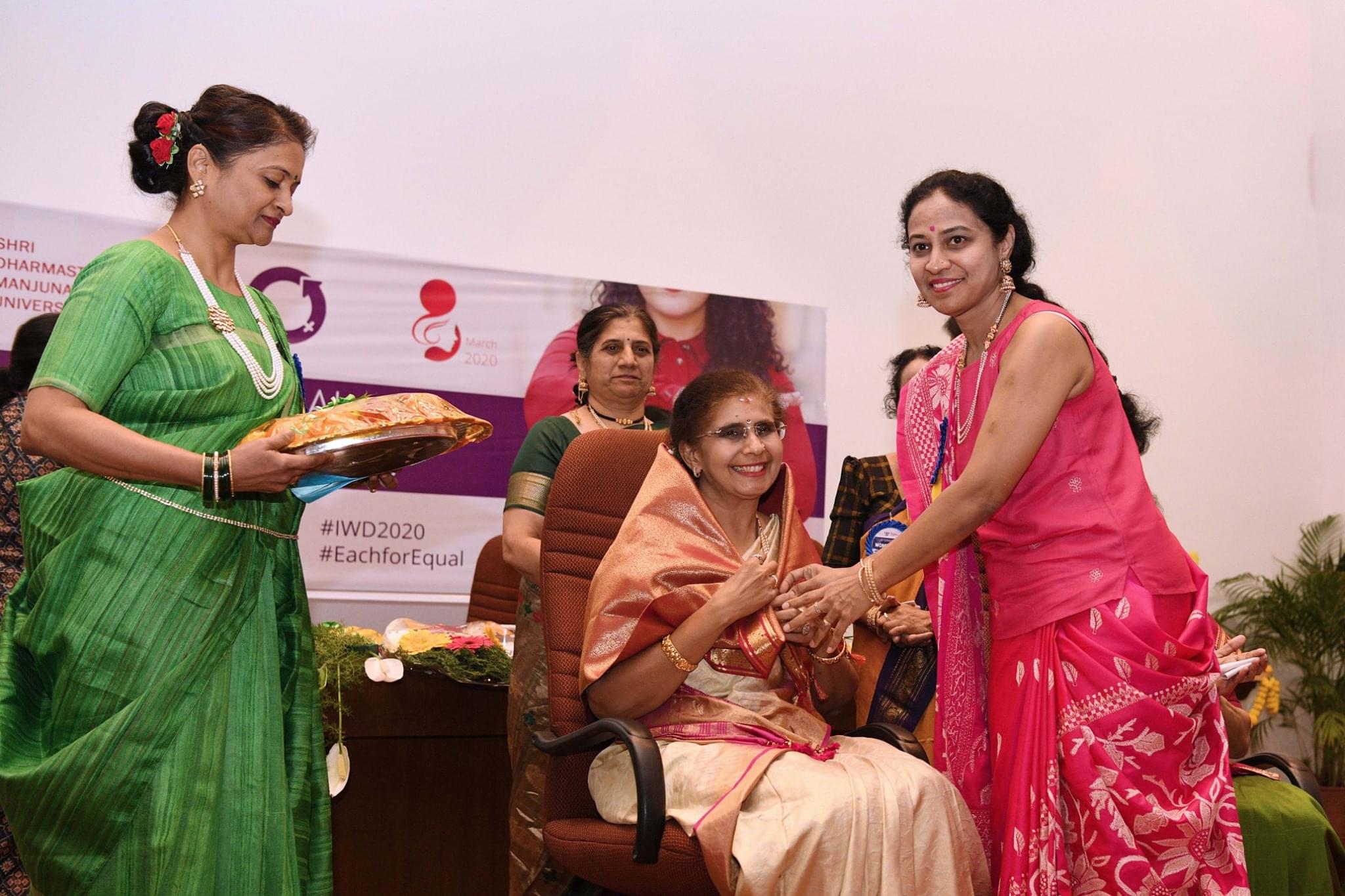 Shri Dharmasthala Manjunatheshwara University Dharwad International Women's Day photo 16