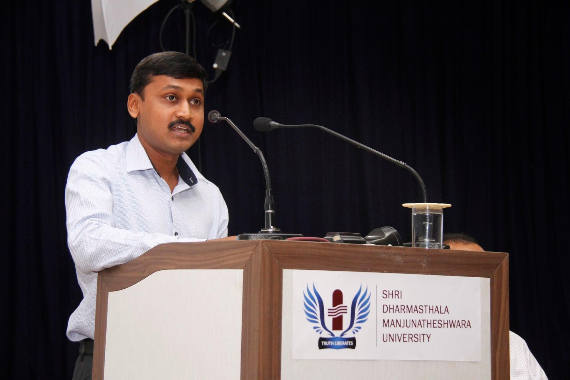 Shri Dharmasthala Manjunatheshwara University Dharwad Photography Club Inauguration photo 14