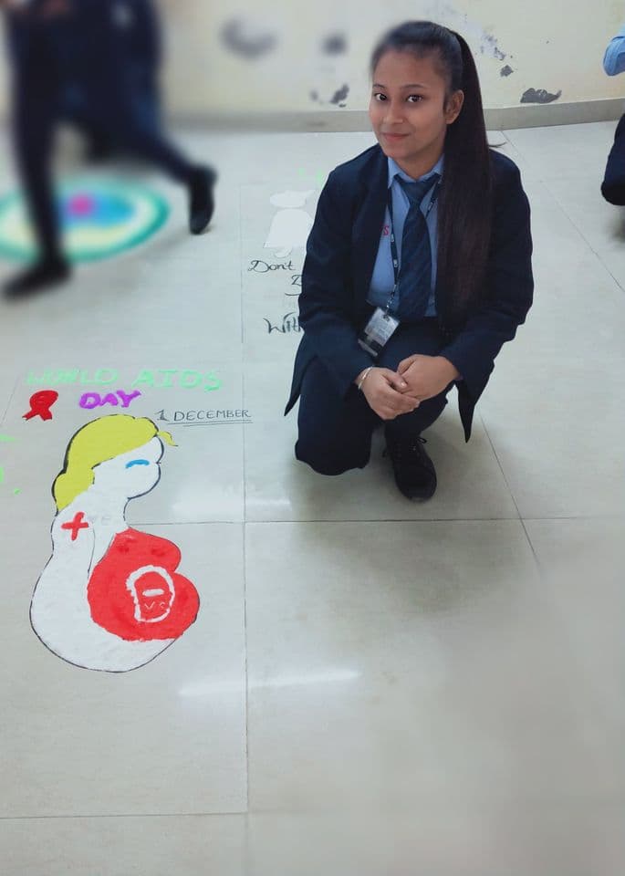 Cradle Institute of Paramedical Sciences New Delhi Word Aids Day photo 2