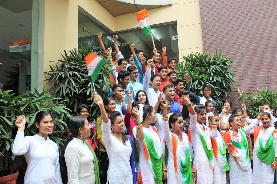 Cradle Institute of Paramedical Sciences New Delhi Independence Day photo 2
