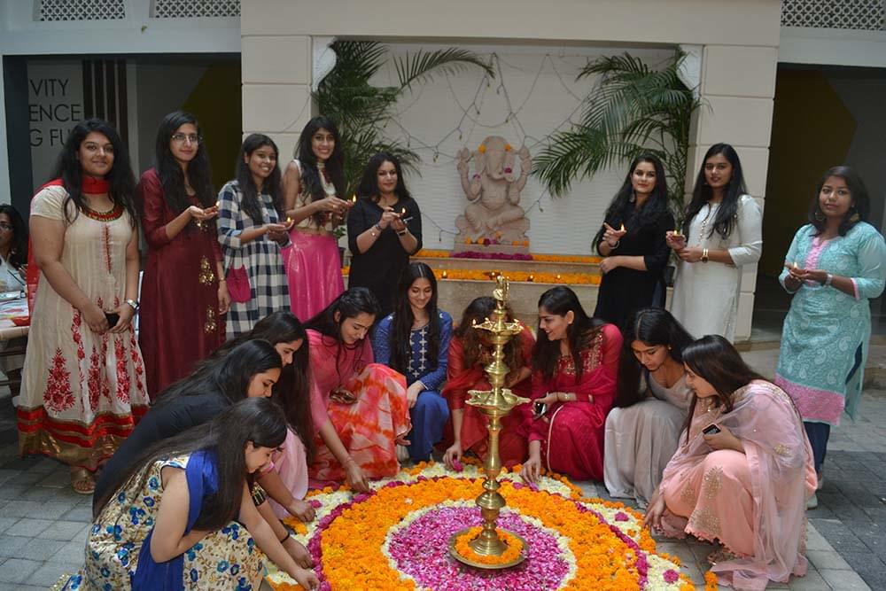 Daly College of Business Management Indore Diwali Celebration photo 1