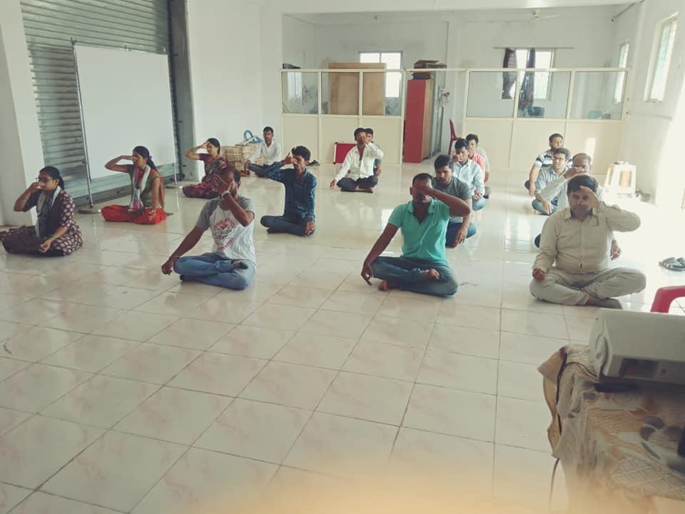 Gurukrupa Institute Of Pharmacy Majalgoan Yoga Day Celebration photo 1