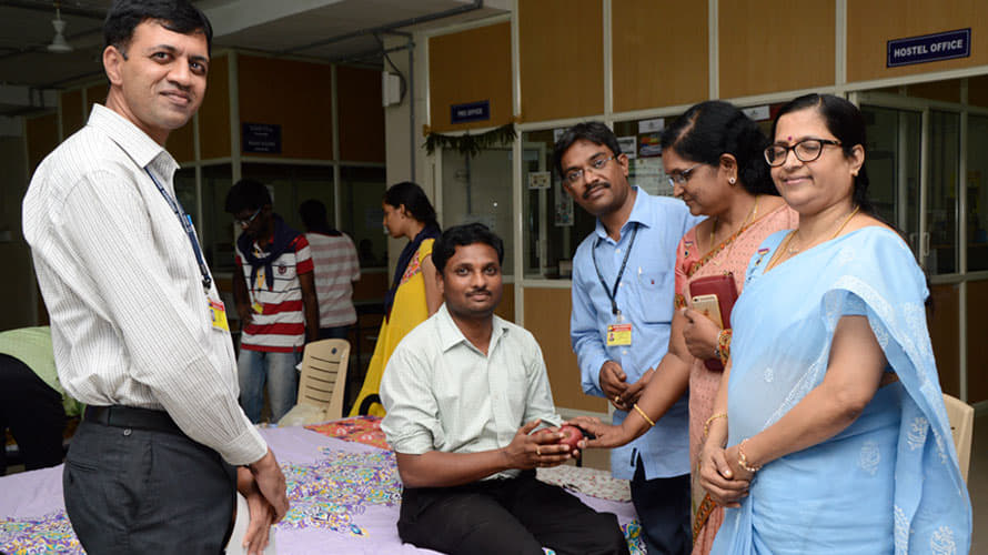 GITAM School of Pharmacy Hyderabad Blood Donation Drive photo 1