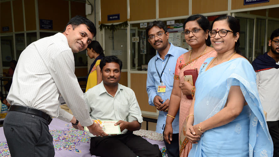 GITAM School of Pharmacy Hyderabad Blood Donation Drive photo 2