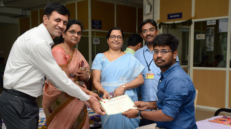GITAM School of Pharmacy Hyderabad Blood Donation Drive photo 3