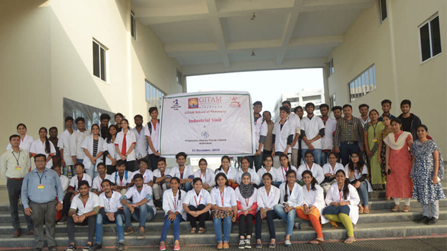 GITAM School of Pharmacy Hyderabad Industrial Visits photo 1