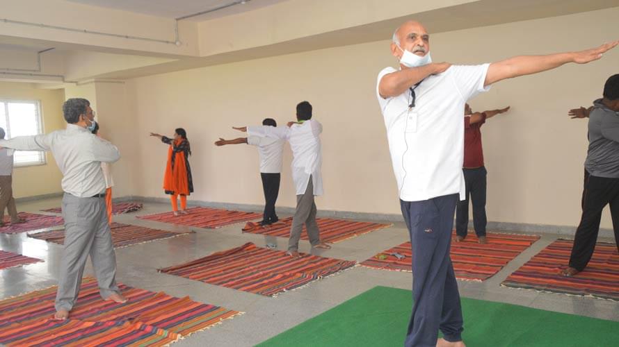 GITAM School of Humanities and Social Sciences Hyderabad International Yoga Day Celebrations photo 1